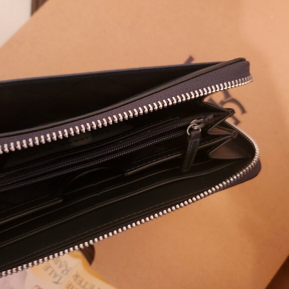 Michael Kors New York EST. 1981 NWOT Blue Large Leather Wallet - Picture 15 of 15